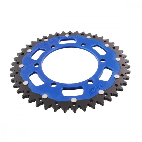 Kettenrad alu blau zähne - kettenrad,