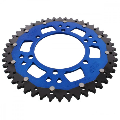 Kettenrad alu blau zähne - alu,